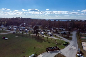 Aerial View of rv sites